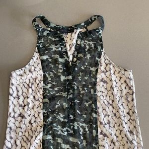 Sanctuary sheer blouse.